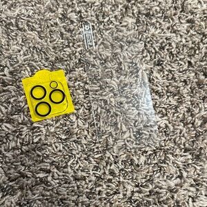 Premium Clear Screen Protector with Black Lens Covers